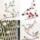 thumbnail image 5 of Flor de Peonía Artificial Ivy Vine Colgante Planta Hoja 6 Pies Blanco, 5 of 9
