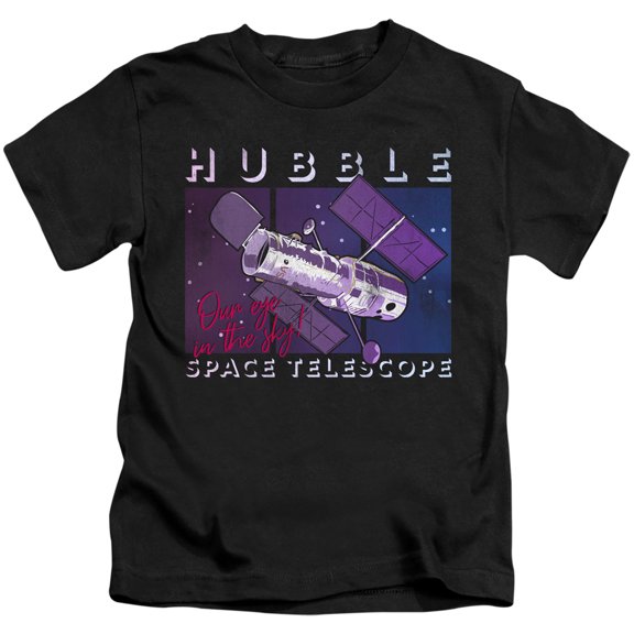 Nasa Eye In The Sky Youth 18/1 T-Shirt Black