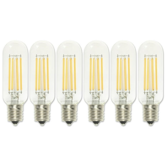 Westinghouse 5336020 Pack Of (6) 5 Watt Dimmable T8 Intermediate (E17) Led Bulbs- 600