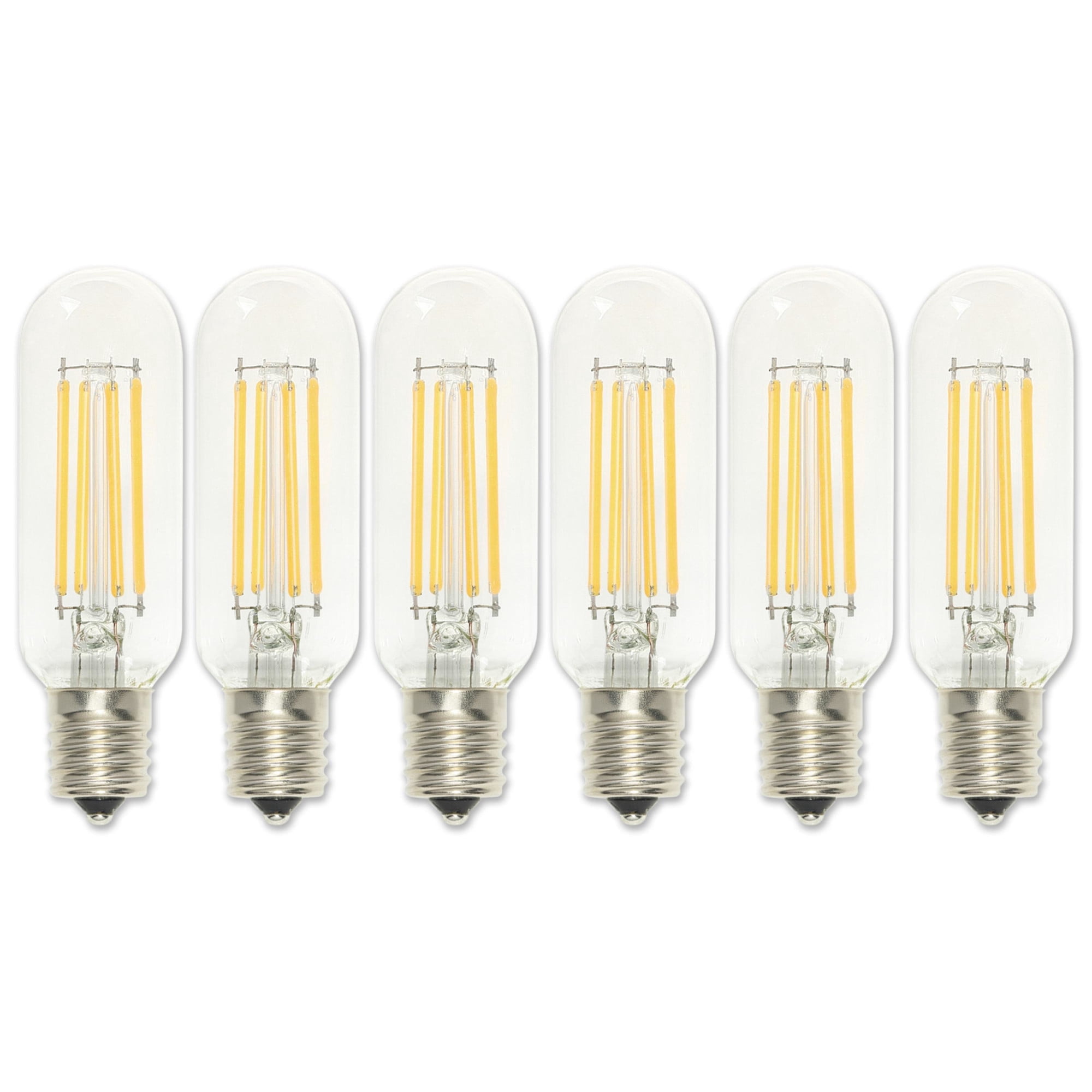Westinghouse 5336020 Pack Of (6) 5 Watt Dimmable T8 Intermediate (E17) Led Bulbs- 600
