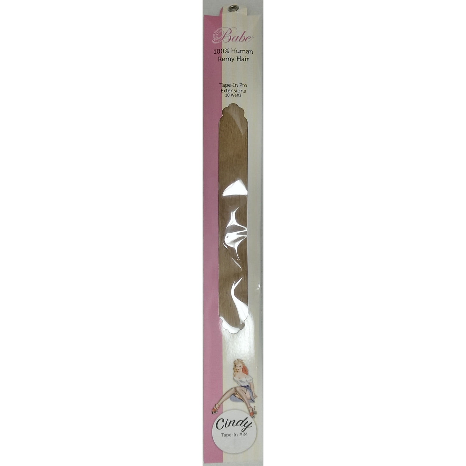 ‘18 inch NEW Babe Tape in hair extensions. 100% Human Remy Hair. Babe 18 main image 4