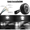 thumbnail image 3 of 6.5-inch round LED motorcycle headlight with mounting brackets, 3 of 5