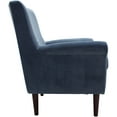 thumbnail image 3 of Fox Hill Trading Ellis Rolled Arm Lounge Chair, Navy, 3 of 7