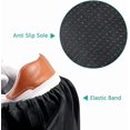 thumbnail image 3 of Haute Qualité! 8 Paires (Noir) de Couvre-Chaussures Réutilisables Antidérapants pour Tapis Ménagers, Couvre-Chaussures Imperméables pour Protection des Sols, Lavables en Machine, 3 of 5
