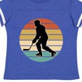 thumbnail image 4 of Inktastic Hockey Player Retro Sunset Boys or Girls Toddler T-Shirt, 4 of 5