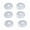 Color:White, variant on 3Pairs Earphone Earplugs Silicone Covers Quite Thin for Airpods 4 Earbuds Comfortable Fit for Men and Women