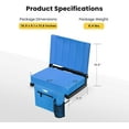 SPECSTAR Portable Stadium Seat for Bleachers with Back Support, Folding