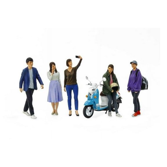 Tamiya 1/24 Campus Friends Set II TAM24356 Plastic Accys Figure Sets