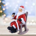 thumbnail image 1 of Mecedora Santa Claus Muñeca Sacudiendo la cabeza Mano Caderas Juguete para niños Navidad Baby Shower Navidad año de nuevo Oficina en hogar Adorno yotijar Figurina de Santa Claus, 1 of 9
