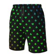 thumbnail image 4 of Logiee Poker Shapes Print Mens Swim Trunks Quick Dry Board Shorts,Breathable Hawaii Beach Shorts Swimwear Bathing Suits-, 4 of 6