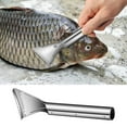 thumbnail image 1 of PEONAVET Scale Scraper Stainless Steel Fish 304 Stainless Steel Fish Cleaner Home Kitchen Sawtooth Fish ScavengerTool, 1 of 9