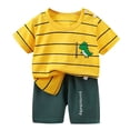thumbnail image 3 of Hiijoy Newborn Girls 2Pcs Outfits Cartoon Print Short Sleeve Tshirt Shorts Set, Sizes 6-12M, 3 of 3
