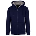 thumbnail image 3 of GBH Men's Heavyweight Sherpa Fleece-Lined Zip Hoodie (S-2XL), 3 of 8