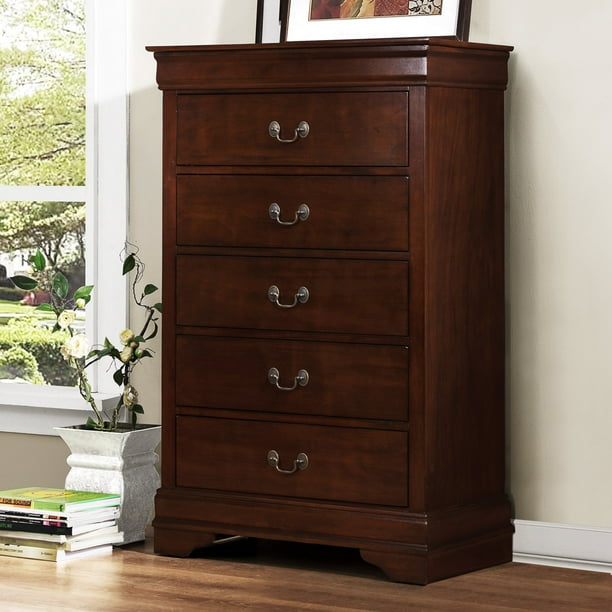 Hodedah 7-Drawer Dresser with Side Cabinet equipped with 3 ...