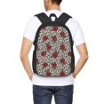 thumbnail image 6 of Daiia Leopard Print Rose Backpack for Men and Women -Durable Backpack Large Capacity, Water-Resistant Bag with Adjustable Straps and Laptop Compartment, 6 of 9