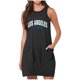 thumbnail image 1 of Vestido de Verano para Mujeres, Vestido de Cuello Redondo sin Mangas de Bolsillo de Impresión de Moda Casual Hecha de 95% Poliéster 5% Spandex para Primavera Verano, Vestido Sexy para Mujeres, 1 of 5