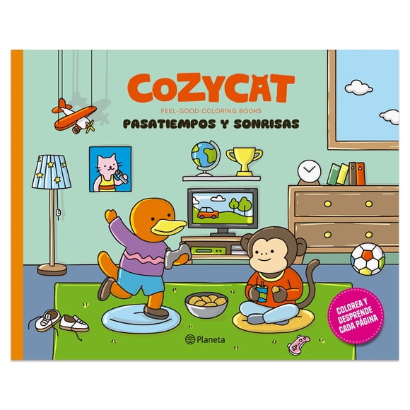 Cozy Cat 9 Pasatiempos y Sonrisas Planeta Libro de bolsillo 1ra edicion