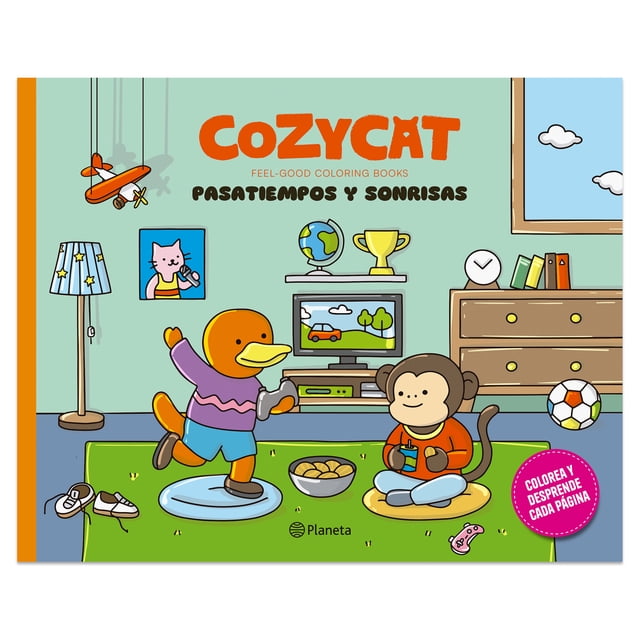 Cozy Cat 9 Pasatiempos y Sonrisas Planeta Libro de bolsillo 1ra edicion