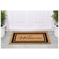thumbnail image 5 of Home & More Border Welcome Coir Outdoor Doormat, 5 of 7