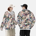 thumbnail image 5 of Picia Rose Flowers Women's Men's UPF 50+ Sun Protection Hoodie Shirt Long Sleeve SPF Fishing Outdoor UV Hiking Lightweight Shirts-XX-Large, 5 of 9