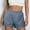 *Gray, variant on ClodeEU Women's Elastic Waist Knee Length Shorts with Pockets ,Anti Exposure Casual Athletic Bottoms Gray,Womens Plus XXL