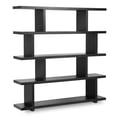 thumbnail image 2 of Moe's Home Collection Étagère en Bois Miri Noire, 2 of 7
