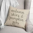 thumbnail image 3 of Creative Products Autumn Skies Pumpkin Pies 18 x 18 Spun Poly Pillow, 3 of 3