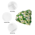 thumbnail image 3 of Picia Cartoon Frogs Pattern Knitted Beanie Hat for Men and Women , Unisex Winter Warm Stretchy Knit Cap Thick Fisherman Beanies Cuffed Plain Skull Caps, 3 of 6