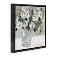 thumbnail image 3 of Stupell Industries Shabby Chic Lovely White Roses Black Floating Frame Canvas Art, 25 x 25, by Carol Robinson, 3 of 8