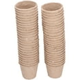 thumbnail image 1 of 50 macetas redondas de turba de 6 cm, degradables, para semilleros, accesorios de plantación., 1 of 14