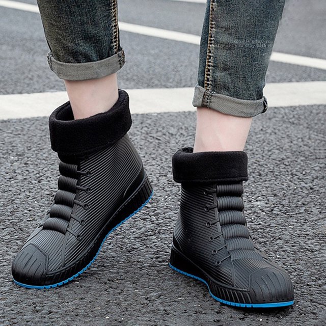 Mujer Hombre Botas De Pesca Antideslizantes Y Cómodos Botas De Lluvia Con Forro De Piel Botas A Media Pantorrilla DQrwqpou Tenis De Mujer Tenis De Hombre