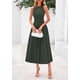 thumbnail image 3 of Vestido PRETTYGARDEN 2025 Midi sin Mangas Verde Militar XL, 3 of 8