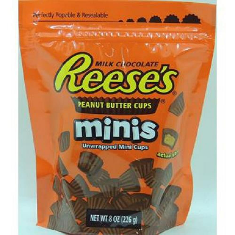 Reese's Peanut Butter Cups Minis, 8ounce Pouch