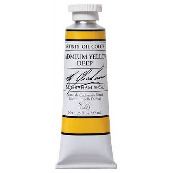 M GRAHAM CADMIUM YELLOW DEEP 37ML OIL COLOR