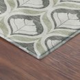 thumbnail image 3 of Addison Rugs Mayfield Premium Machine Washable Transitional Stripes Celery Rectangle Rug, 3' x 5', 3 of 6