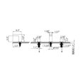 thumbnail image 5 of Waterfall Deck Mounted Bathroom Sink Faucet, Solid Brass 2 Handle 3-Hole Bathroom Basin Faucet, 5 of 5
