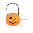 thumbnail image 2 of Mini Halloween Pumpkin Buckets for 12Pcs Orange Plastic Storage, 2 of 5