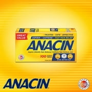 Anacin Tablets, 100 CT (Pack - 2)