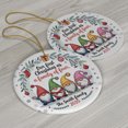 thumbnail image 3 of New Gnome Parents Christmas Ornament Gift, Our First Christmas As A Family of Four 2025, Ornament 1st Christmas 4 Xmas, 3 of 5