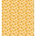 thumbnail image 3 of Floral Duvet Cover Sets, Vibrant Illustration of Different Blossoming Flowers in Tangerine Tones, Bedding Set with 2 Duvet Covers & 2 Pillowcases, 2 Pack Twin Size, Marigold and Cream, by Ambesonne, 3 of 4