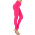 thumbnail image 2 of Buttery Smooth Basic Solid Leggings - EEVEE Fuchsia One Size Regular, 2 of 2
