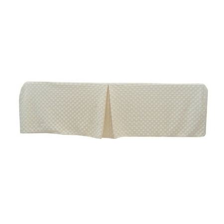 American Baby Company Heavenly Soft Minky Dot Crib Skirt