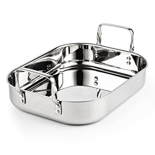 Cooks Standard 14x12" Stainless Steel Roasting Pan With Rack photo 7