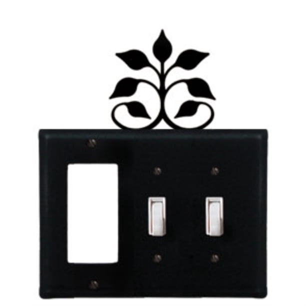 Cubiertas Decorativas Para Interruptores De Luz - Pack De 8 Unidades - Plateado Autoadhesivo