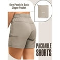 thumbnail image 2 of 33,000ft Women's Hiking Shorts Quick Dry Cargo Shorts for Golf Camping Travel Dark Khaki 14, 2 of 6