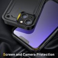 thumbnail image 3 of Funda para iPhone 14, doble capa de protección, a prueba de golpes, protección para pantalla y cámara., 3 of 5