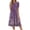 Purple, variant on Fashion A-Line Dress for Women CIENVNSTG Flowy Summer Dress Perfect for Casual Outings or Parties