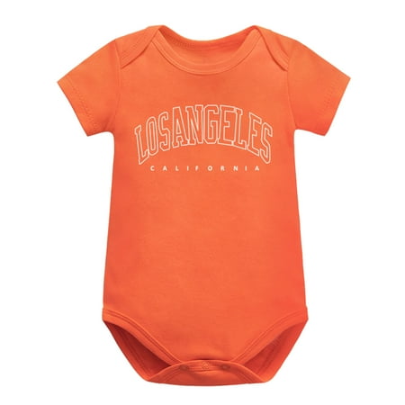 

Toddler Baby Girls Climbing Clothes Short Sleeve Letter Printed Pullover Romper Sweatshirt Bodysuits For 12-18 Months