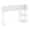 thumbnail image 2 of Furinno Classic Desktop Bookshelf Storage Hutch in Desk Organizer White/White, 2 of 6