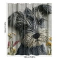 thumbnail image 3 of Fmbmuo Polyester Animal Theme Shower Curtain Waterproof Multicolor for Bathroom Decorations, Bohemian Faux Embroidery Print Shower Liner, 70 x 70 inch, 3 of 5